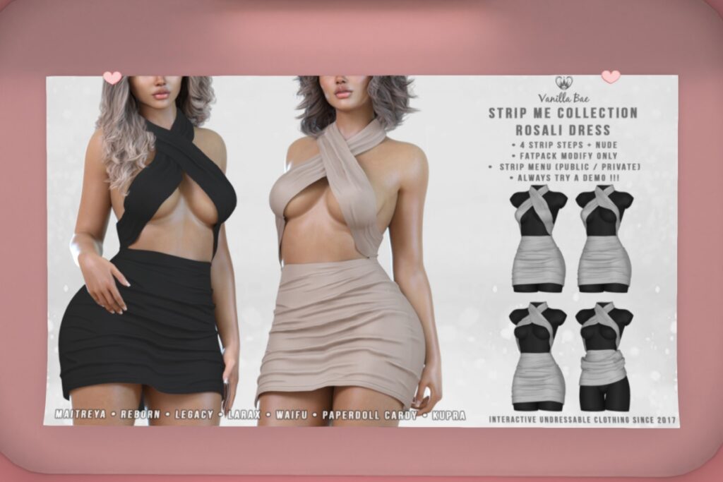 Rosali Dress - S&amp;P Cardy/Inithium/Legacy/Maitreya/Reborn/+mods, L$399 each/L$999 FP