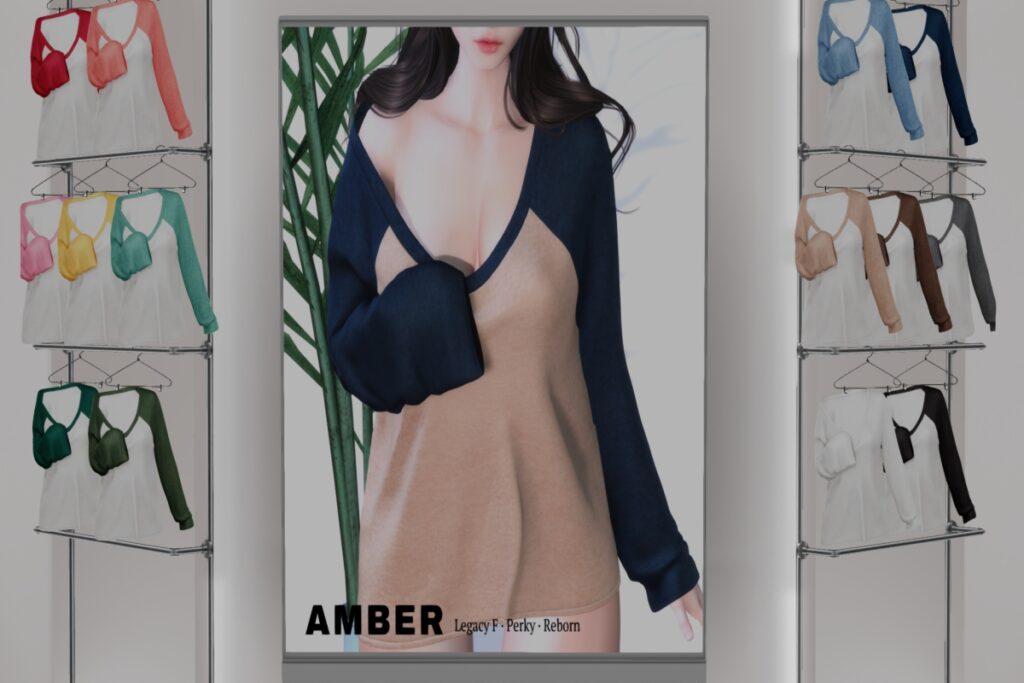 Amber Top - Legacy/Reborn/+mods, L$199 each/L$999 FP