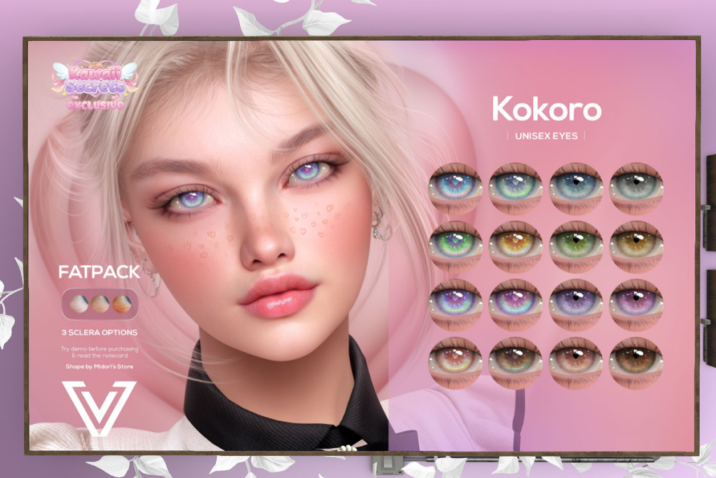 Kokoro Eyes - BOM/Lelutka/Mesh, L$360