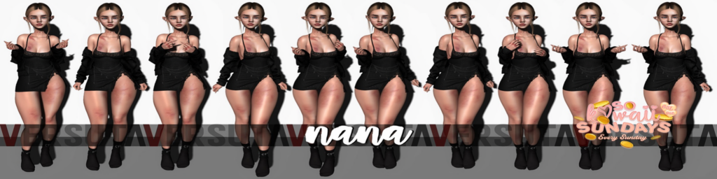 Nana Poses	&lt;a href=&quot;http://maps.secondlife.com/secondlife/Magical/221/82/777&quot;&gt;Teleport&lt;/a&gt;