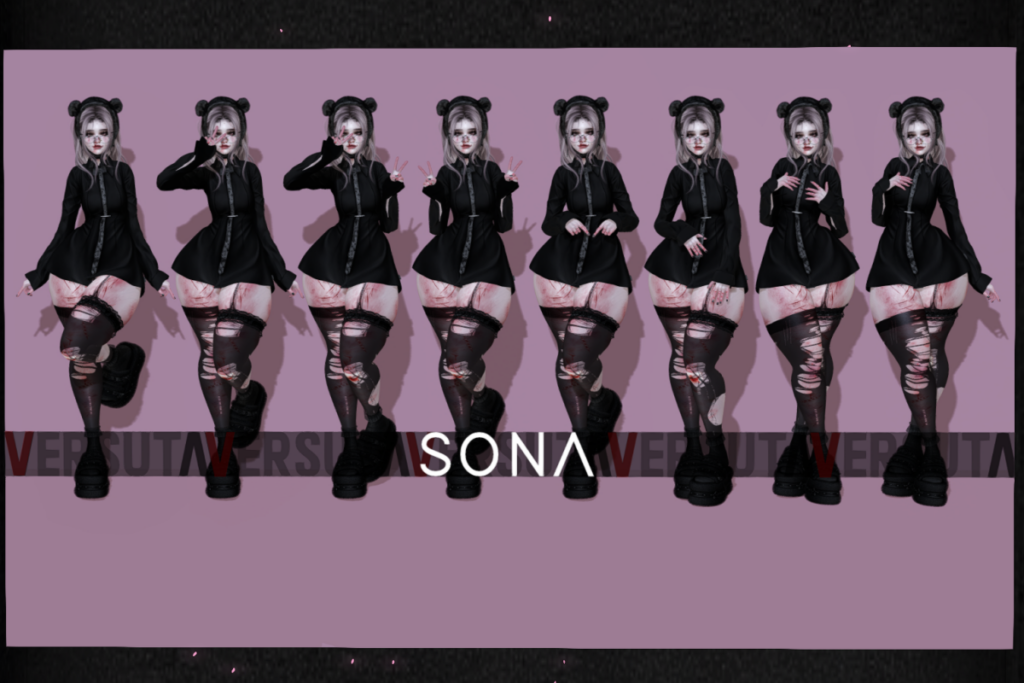 Sona Poses, L$50 each/L$269 FP