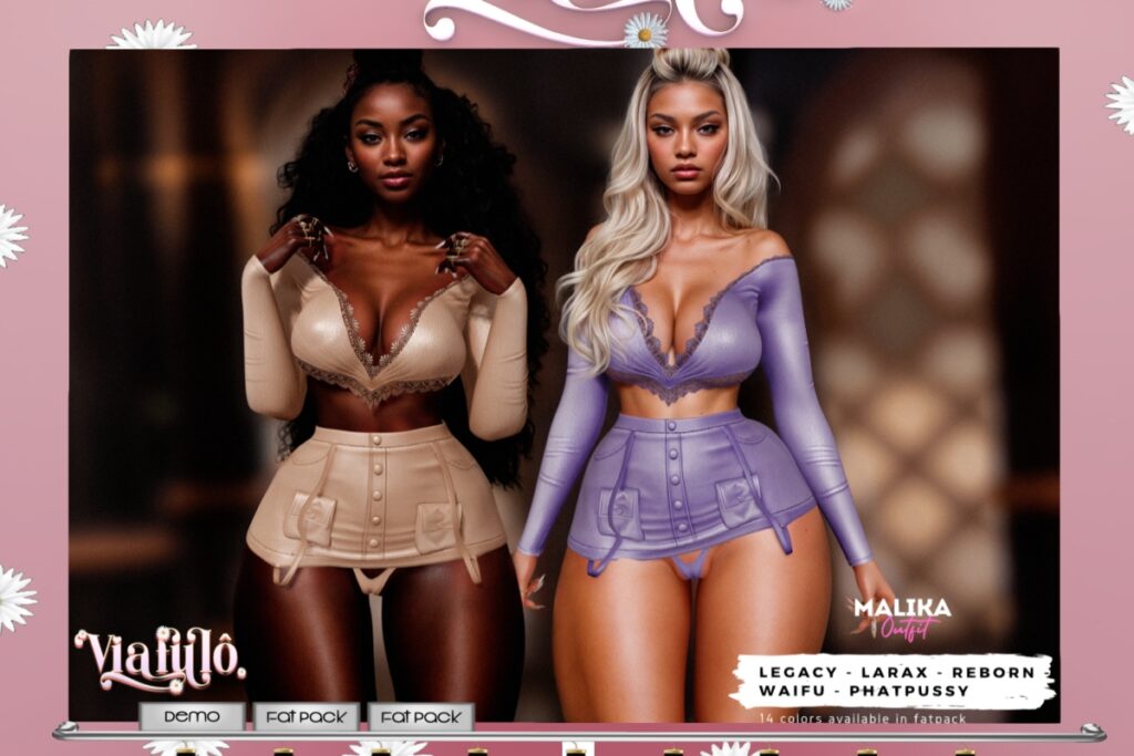 Malika Outfit - Legacy/MaitreyaX/Reborn/+mods, L$190 each/L$950 each FP