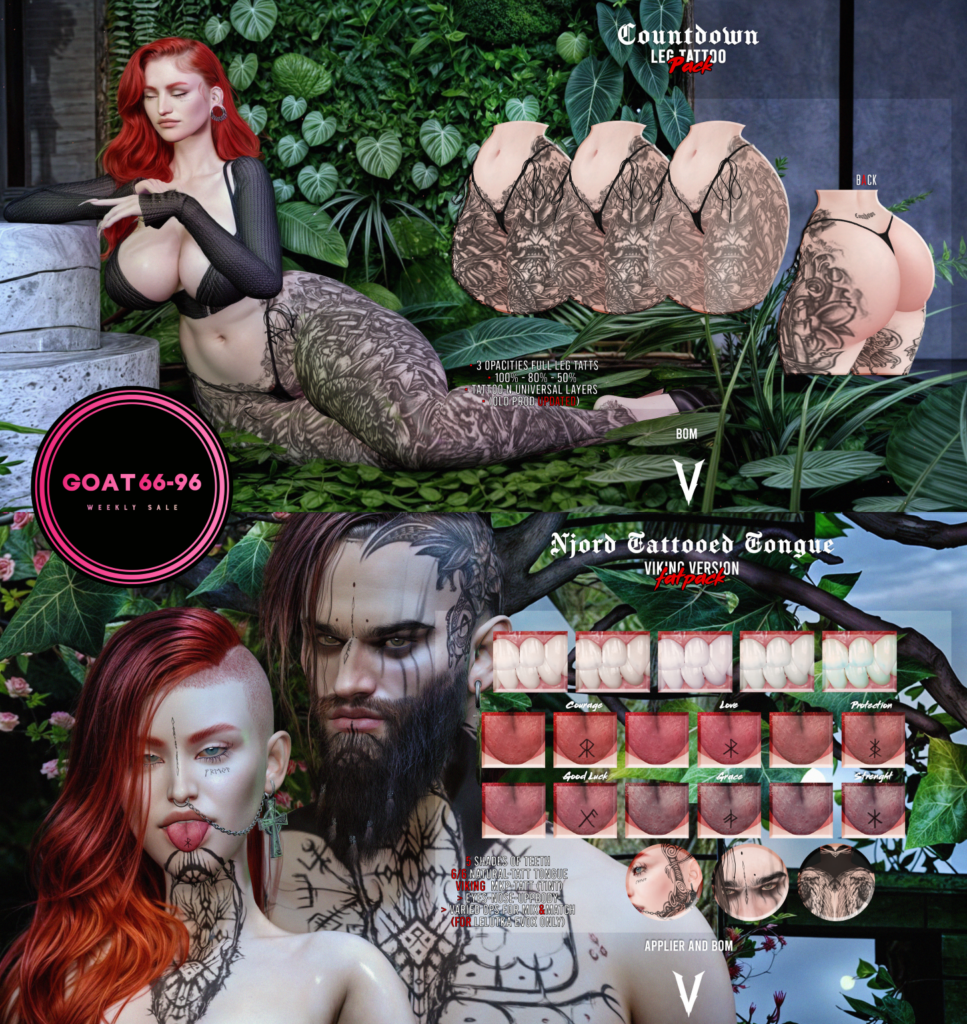 Countdown Tattoo - BOM | Njord Tattooed Tongue - Evo/Evox
