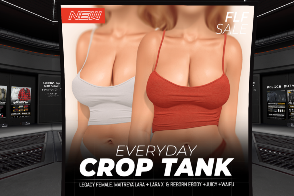 Crop Tank - Legacy/Maitreya/Reborn/+mods	&lt;a href=&quot;http://maps.secondlife.com/secondlife/Classified/167/192/1002&quot; target=&quot;_blank&quot;&gt;Teleport&lt;/a&gt;