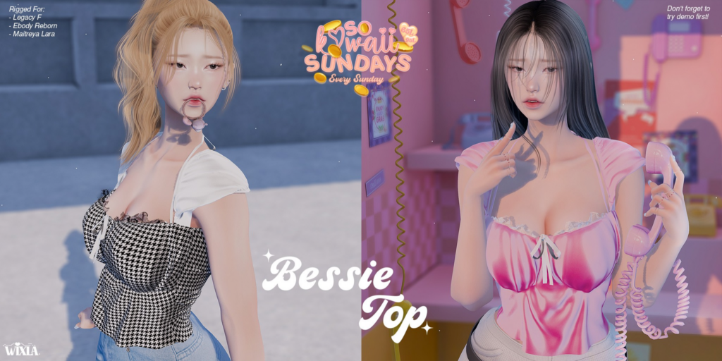Bessie Top - Legacy/Maitreya/Reborn	&lt;a href=&quot;http://maps.secondlife.com/secondlife/Baboo/179/156/1301&quot;&gt;Teleport&lt;/a&gt;