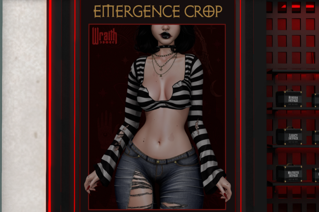 Emergence Crop  - Legacy/MaitreyaX/Reborn/+mods, L$400 each/L$700 each FP/L$1700 MP