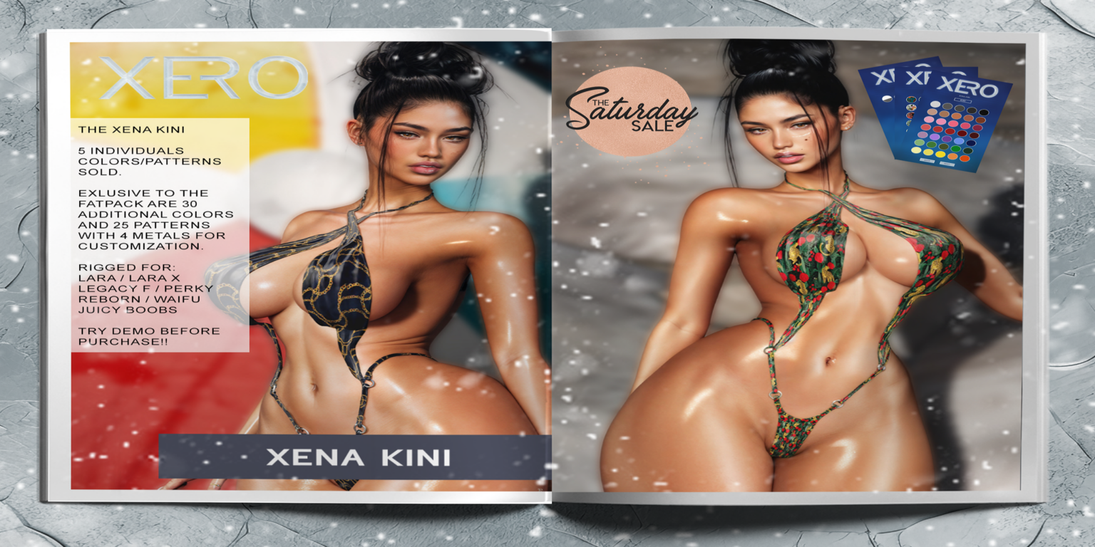 The Xena Kini - Legacy/Maiteya/Reborn/+mods	&lt;a href=&quot;http://maps.secondlife.com/secondlife/Holiday%20Cove/145/129/26&quot;&gt;Teleport&lt;/a&gt;