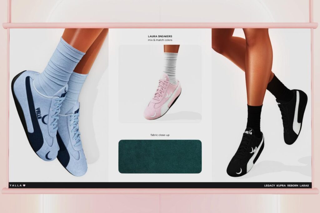 Laura Sneakers - Inithium/Legacy/MaitreyaX/Reborn, L$360 each/L$1530 FP