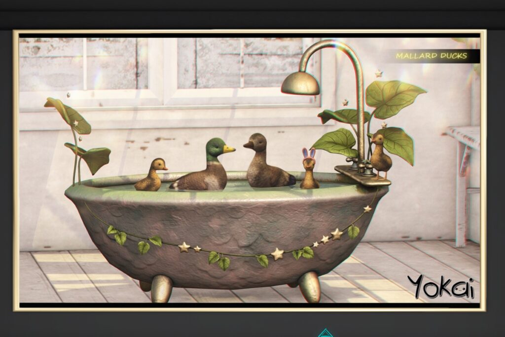 Mallard Ducks Decor Set, L$199
