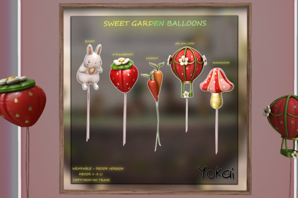 Sweet Garden Balloons, L$199