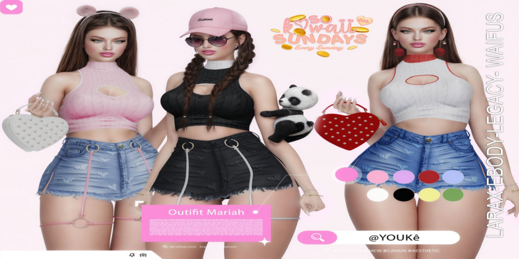 Mariah Outfit - Legacy/MaitreyaX/Reborn/+mods	&lt;a href=&quot;http://maps.secondlife.com/secondlife/Pride%20Isles/115/210/3098&quot;&gt;Teleport&lt;/a&gt;