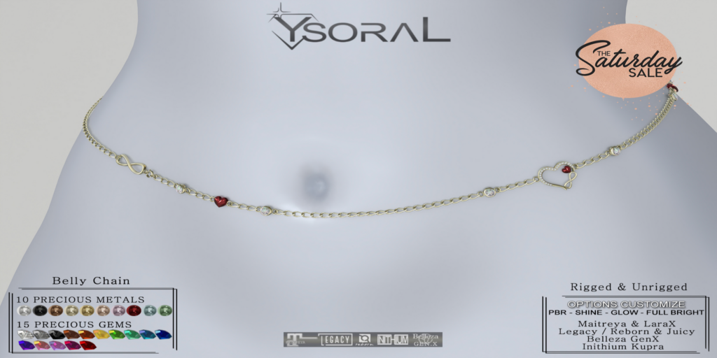 Infinity Love Belly Chain - GenX/Inithium/Legacy/Maitreya/Reborn/+mods	&lt;a href=&quot;https://maps.secondlife.com/secondlife/ysoral/128/128/35&quot;&gt;Teleport&lt;/a&gt;