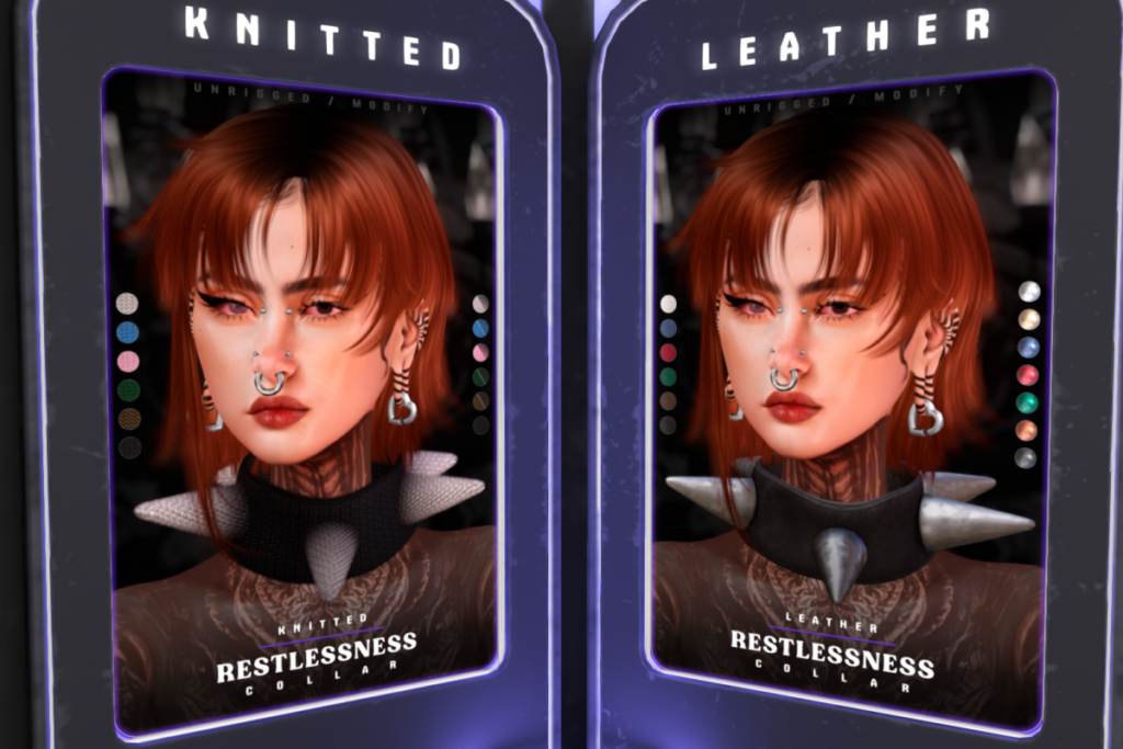 Restlessness Collar, L$250 each