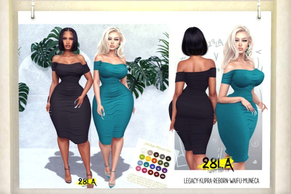 Livi Dress - Inithium/Legacy/Muneca/Reborn/+mods, L$399 each/L$2999 FP