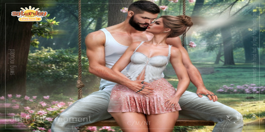 Just This Moment Couples Pose &amp; Prop	&lt;a href=&quot;http://maps.secondlife.com/secondlife/Famous/182/225/3701&quot;&gt;Teleport&lt;/a&gt;