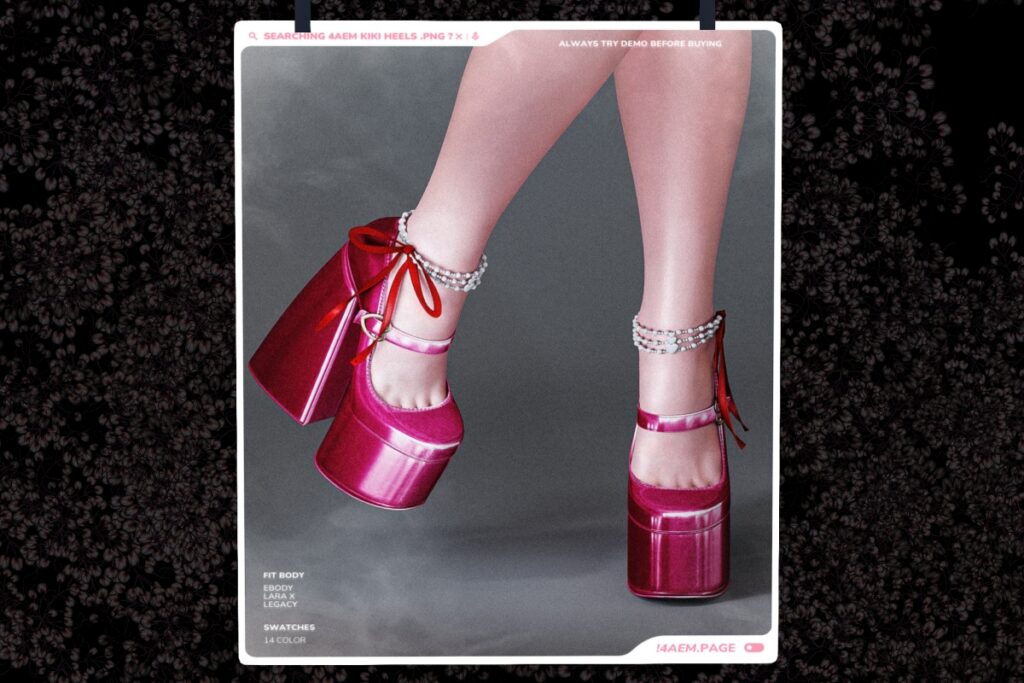 Kiki Heels - Legacy/MaitreyaX/Reborn, L$250 each/L$599 FP