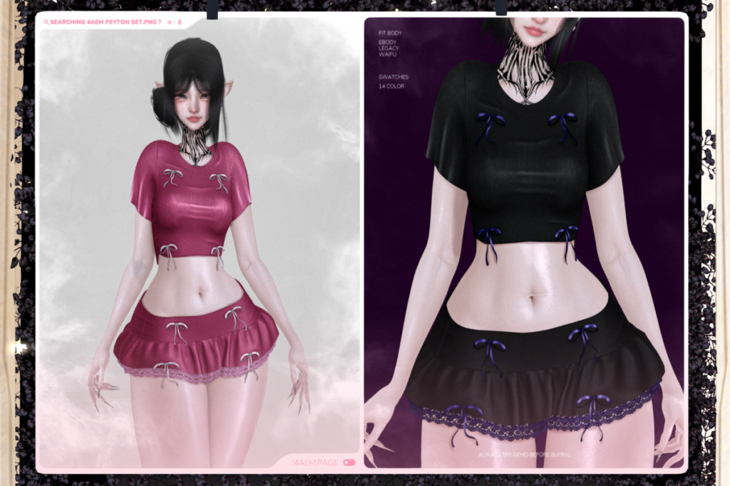 Peyton Set - Legacy/Reborn/+mods, L$299 each/L$999 each FP/L$1999 MP