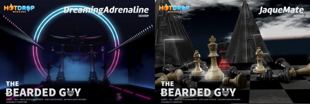 Dreaming Adrenaline &amp; Jaque Mate Backdrops