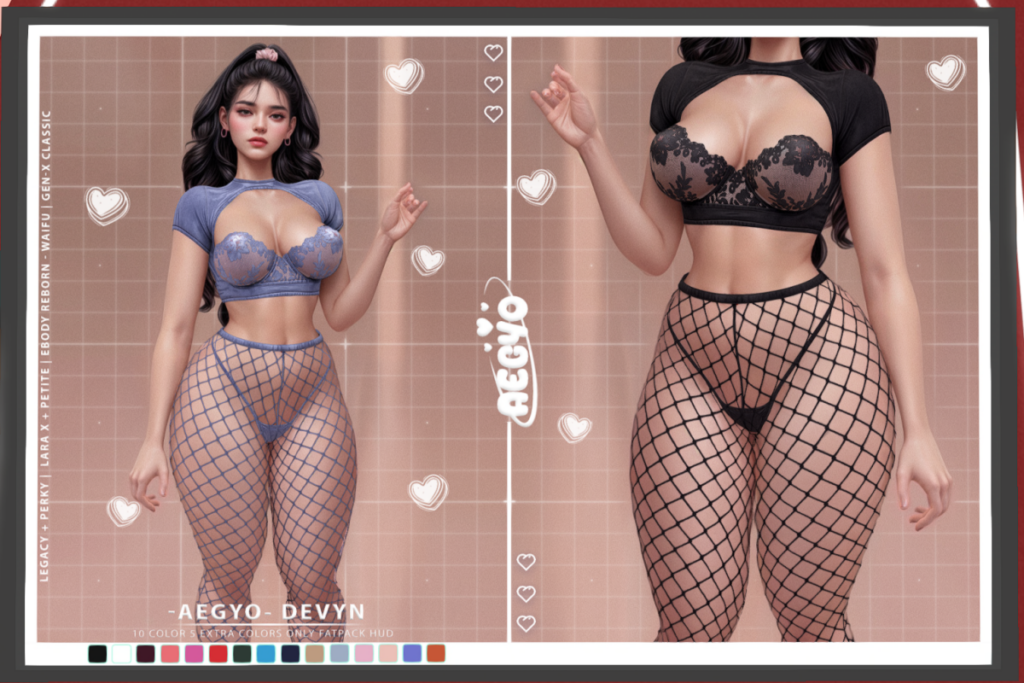 Devyn Set - GenX Classic/Legacy/MaitreyaX/Reborn/+mods, L$198 each/L$998 FP