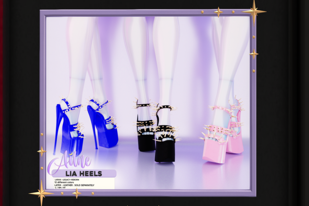 Lia Heels - Legacy/MaitreyaX/Reborn, L$500 each