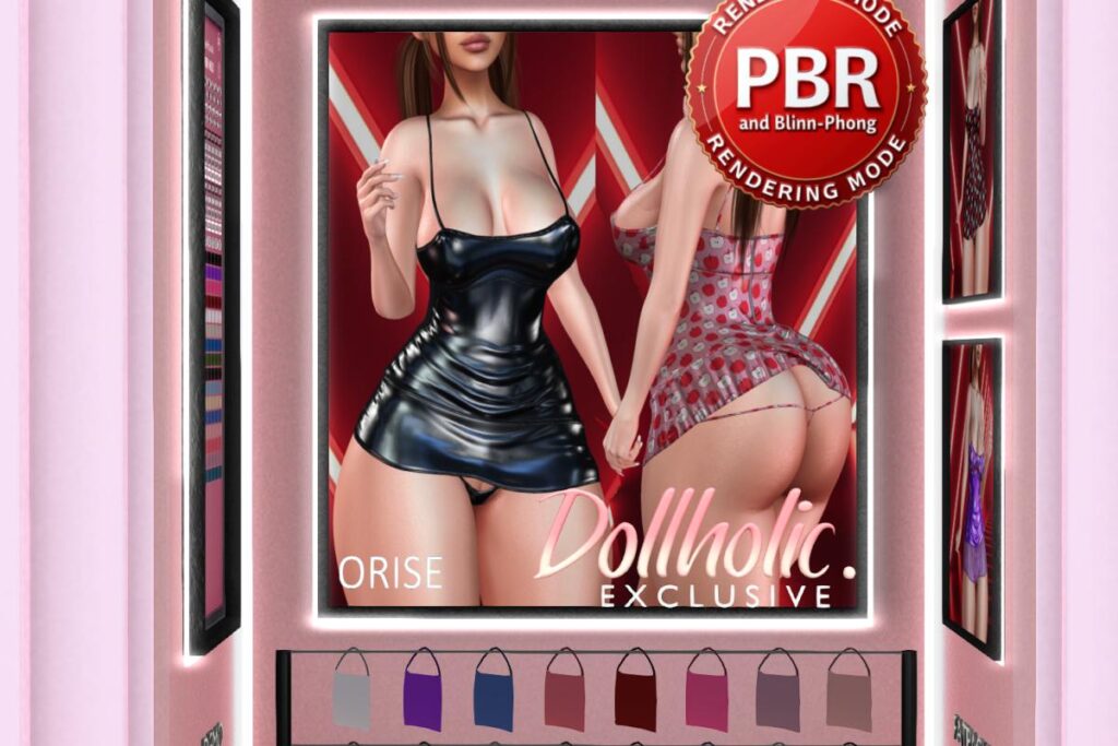 Orise Dress - demo for fits, L$199 each/L$799 FP