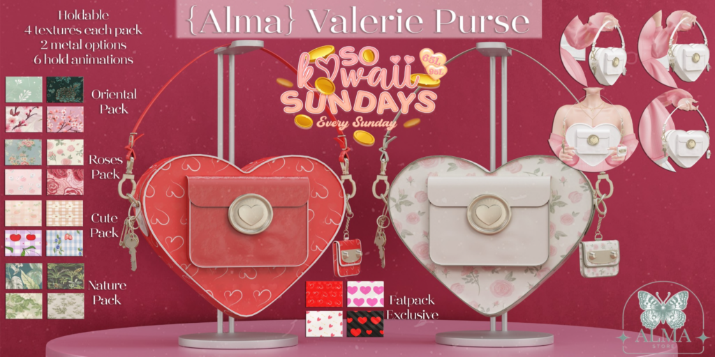 Valerie Purse	&lt;a href=&quot;http://maps.secondlife.com/secondlife/Dream%20Lake/124/123/184&quot;&gt;Teleport&lt;/a&gt;