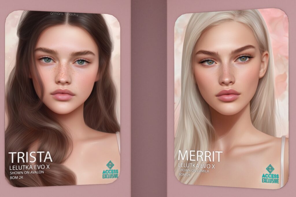 Trista Skin &amp; Merrit Skin - EvoX, L$849 each/L$2999 each FP