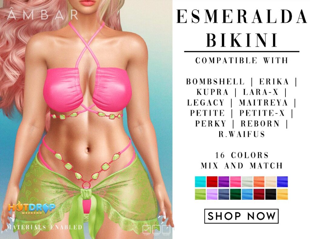 Esnerakda Bikini - Erika/Inithium/Legacy/MaitreyaX/Reborn/+mods