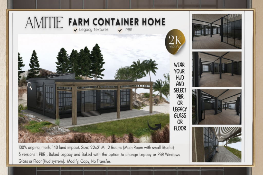 Farm Container Home, L$695