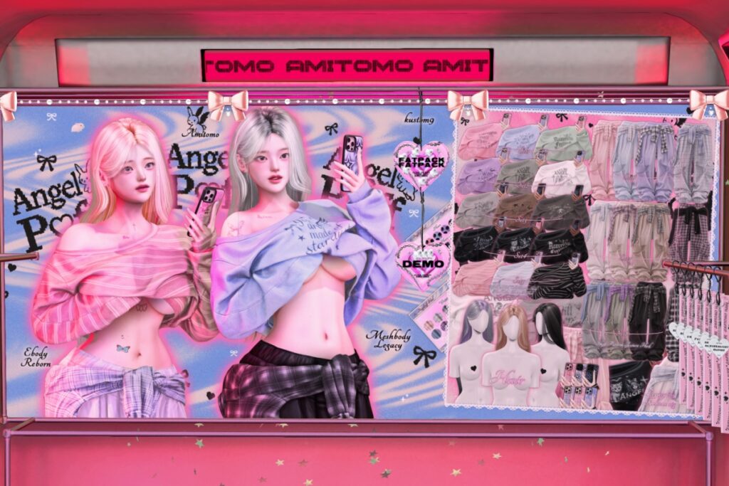 Angelpuff Outfit &amp; Hairstyle - Legacy/Reborn, L$229-L$369 each/L$599-L$2299 each FP