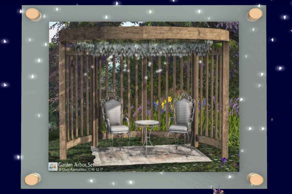 Garden Arbor Decor Set, L$445