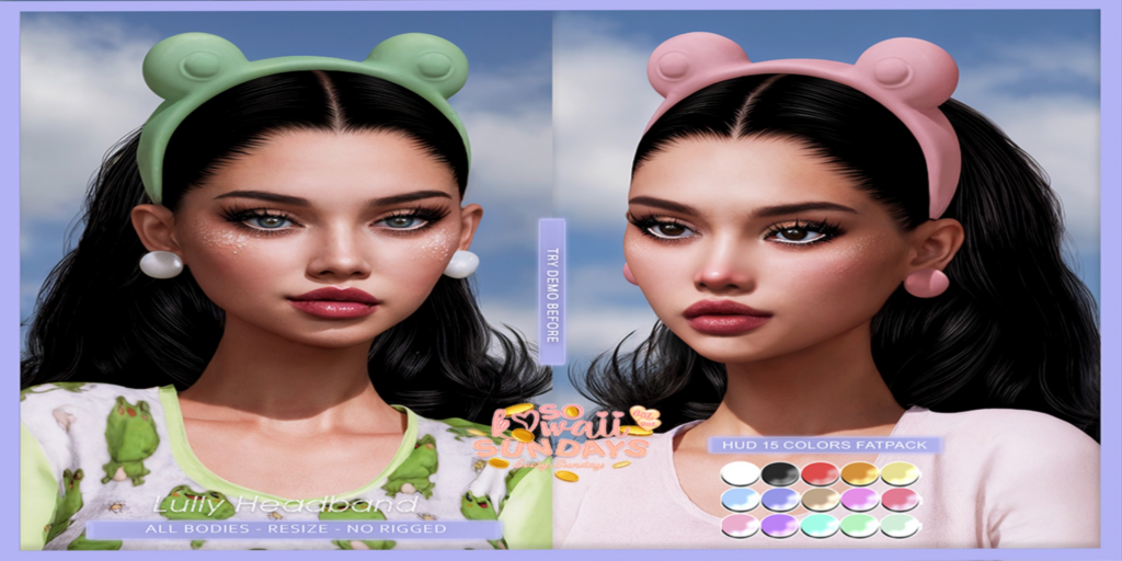 Lully Headband	&lt;a href=&quot;http://maps.secondlife.com/secondlife/Bliss%20Kingdom/62/160/1750&quot;&gt;Teleport&lt;/a&gt;