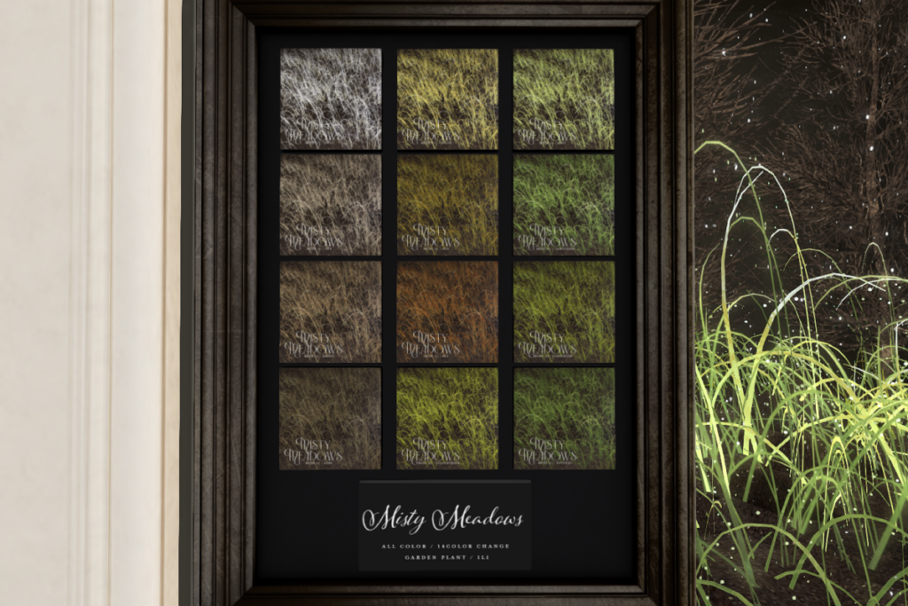 Misty Meadows Grass, L$289 each/L$999 FP