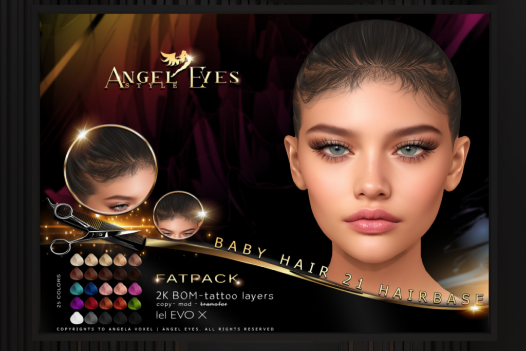 Baby Hair 21 Hairbase - EvoX, L$599