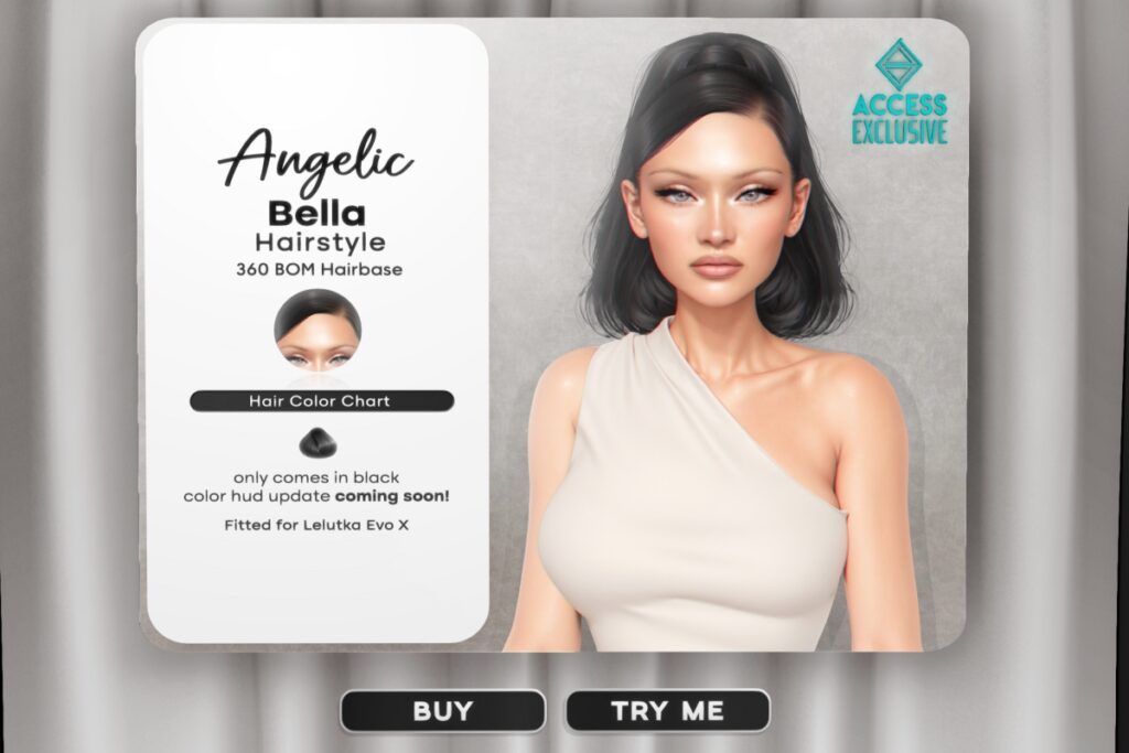 Bella Hairstyle &amp; Hairbase - EvoX, L$375