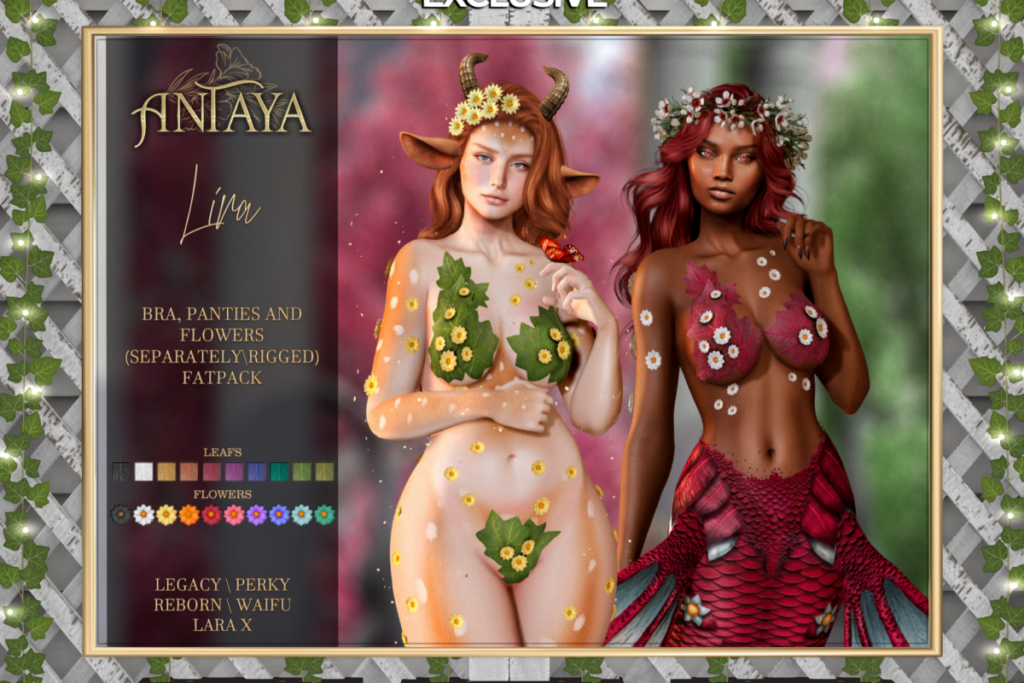 Lira Outfit - Legacy/MaitreyaX/Reborn/+mods, L$399 each Body Pack/L$999 FP