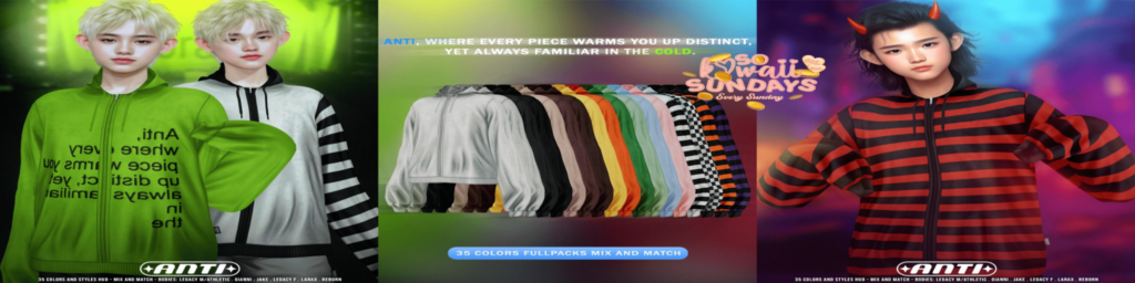 Hoodie - Gianni/Jake/Legacy M+F/MaitreyaX/Reborn/+mods	&lt;a href=&quot;http://maps.secondlife.com/secondlife/maya%20bay/37/170/1009&quot;&gt;Teleport&lt;/a&gt;