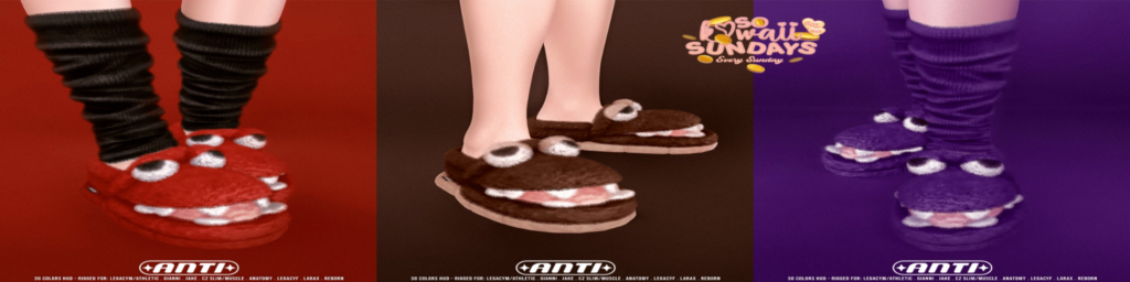 Always Fluffy Shoes - see ad for fits	&lt;a href=&quot;http://maps.secondlife.com/secondlife/maya%20bay/39/164/1002&quot;&gt;Teleport&lt;/a&gt;