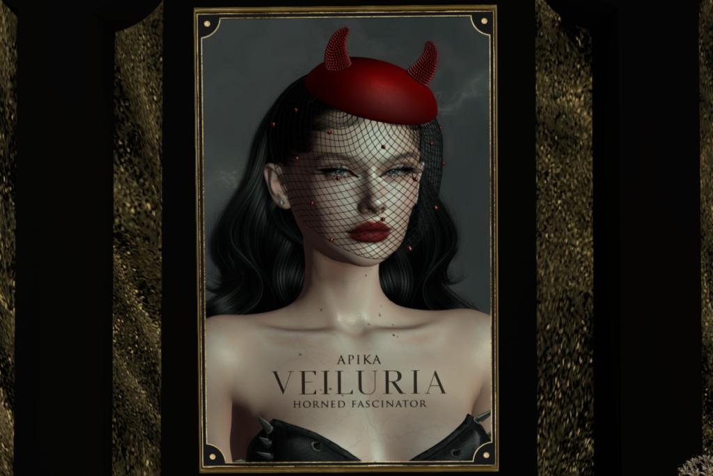Veiluria Horned Fascinator, L$299