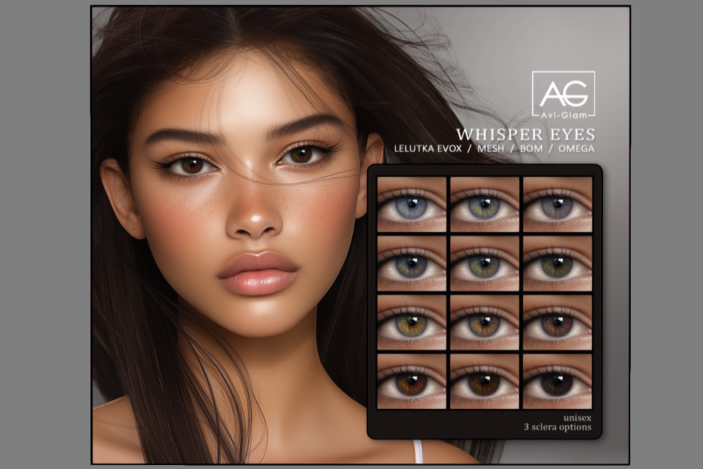 Whisper Eyes - BOM/EvoX/Mesh/Omega, L$399