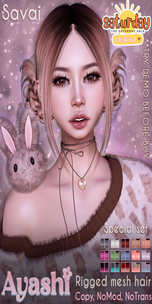 Savai Hairstyle	&lt;a href=&quot;http://maps.secondlife.com/secondlife/MagnetiS/191/128/10&quot;&gt;Teleport&lt;/a&gt;