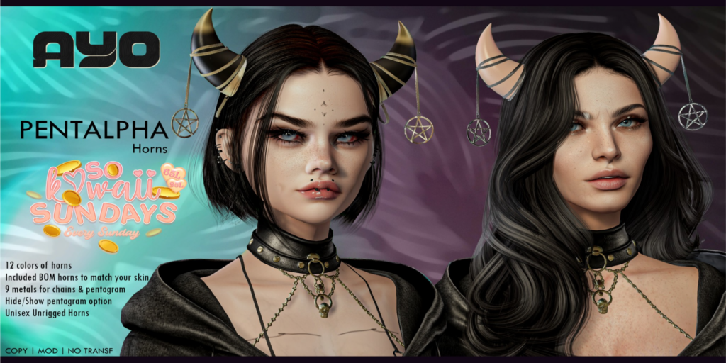 Pentalpha Horns	&lt;a href=&quot;http://maps.secondlife.com/secondlife/Wana/200/18/2000&quot;&gt;Teleport&lt;/a&gt;