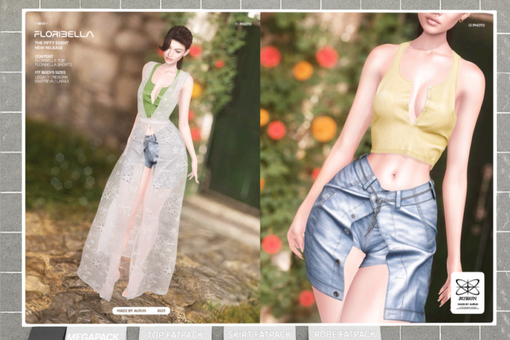 Floribella set - Legacy/MaitreyaX/Reborn, L$259 each/L$499-L$999 each FP/L$2699 MP