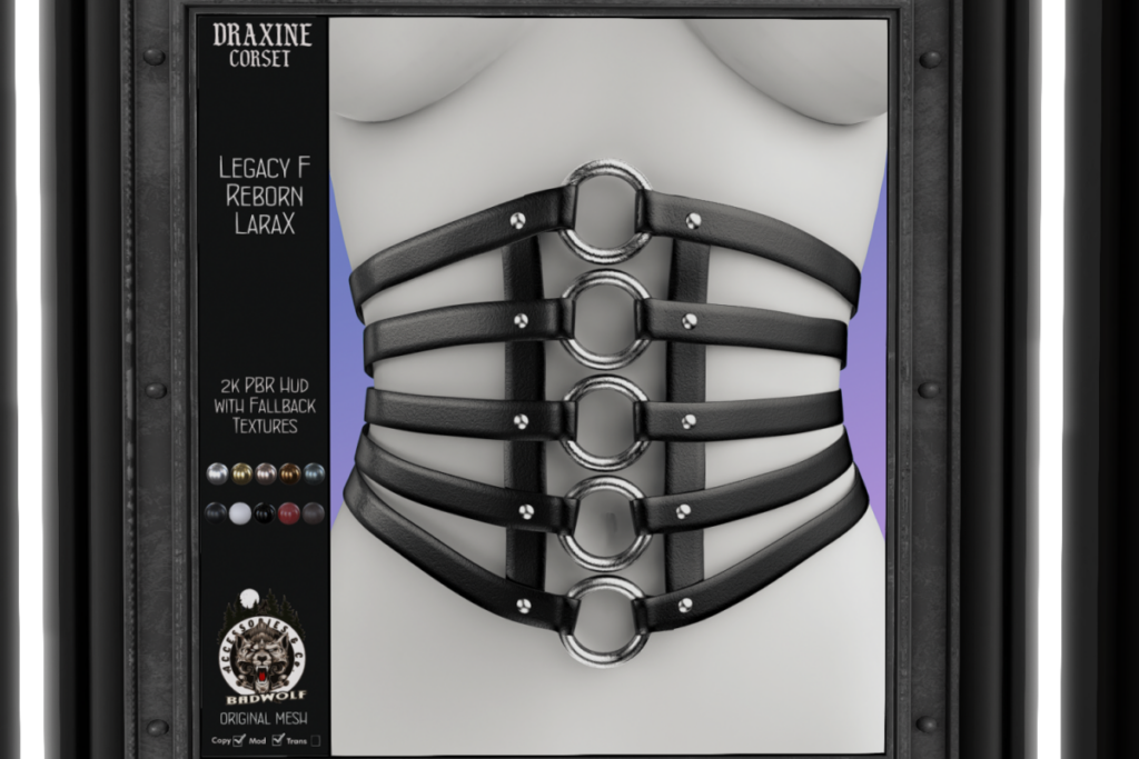 Draxine Corset - Legacy/MaitreyaX/Reborn, L$350