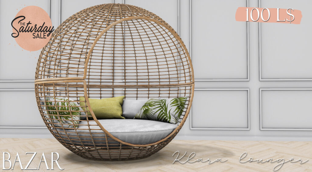 Klara Lounger	&lt;a href=&quot;http://maps.secondlife.com/secondlife/L%20A%20Dreams/46/224/23&quot;&gt;Teleport&lt;/a&gt;