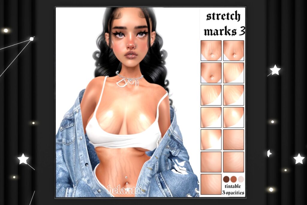 Stretch Marks 3 Tattoo - BOM, L$299 FP