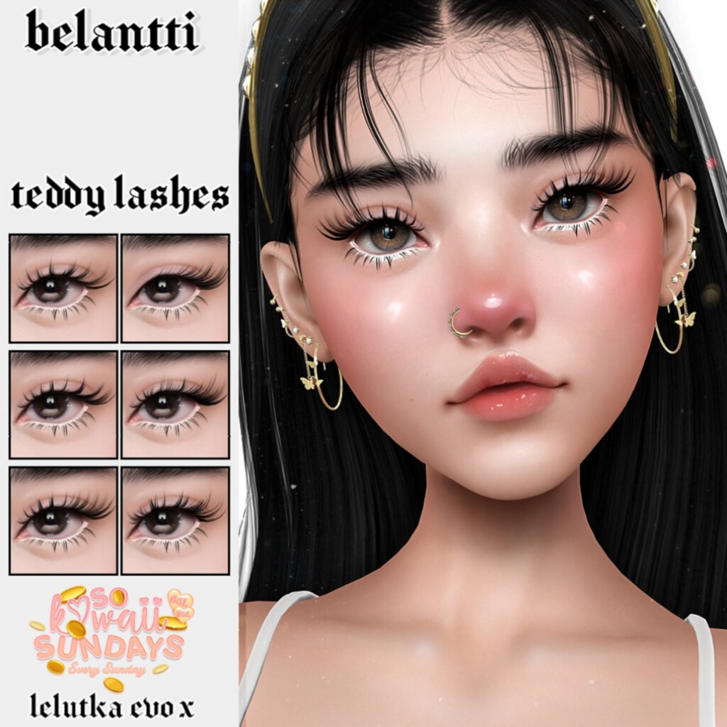 Teddy Lashes - EvoX	&lt;a href=&quot;http://maps.secondlife.com/secondlife/Legenda/174/95/698&quot;&gt;Teleport&lt;/a&gt;