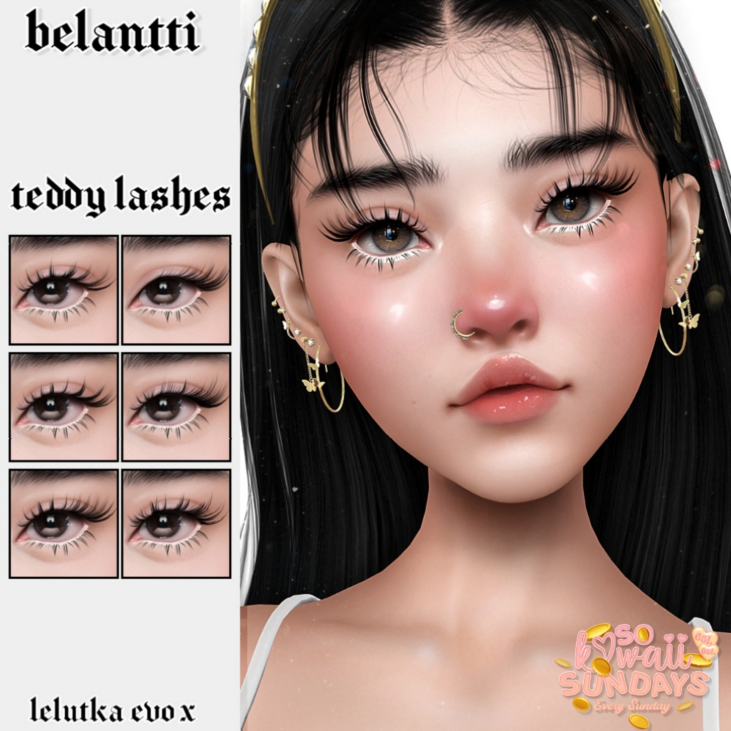 Teddy Lashes - EvoX	&lt;a href=&quot;http://maps.secondlife.com/secondlife/Legenda/183/94/698&quot;&gt;Teleport&lt;/a&gt;