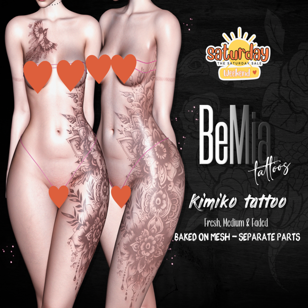 Kimiko Tattoo - BOM	&lt;a href=&quot;http://maps.secondlife.com/secondlife/Rosehaven/218/121/2501&quot;&gt;Teleport&lt;/a&gt;