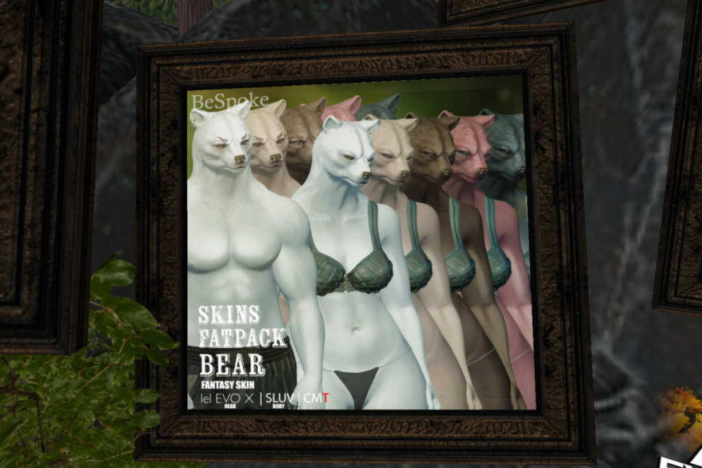 Ursa Skin - BOM/EvoX, L$799 each/L$3999 FP